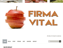 Tablet Screenshot of firma-vital.se